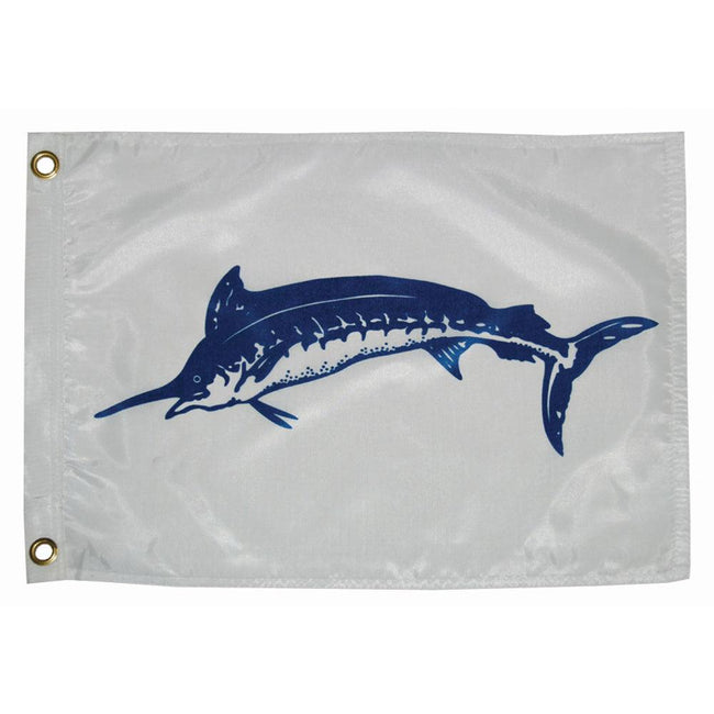 Taylor Made 12" x 18"  Blue Marlin Flag [2918] - Rough Seas Marine