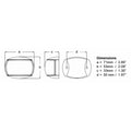 Hella Marine NaviLED Port & Starboard Pair - 2nm - Clear Lens/White Housing [980520911] - Rough Seas Marine