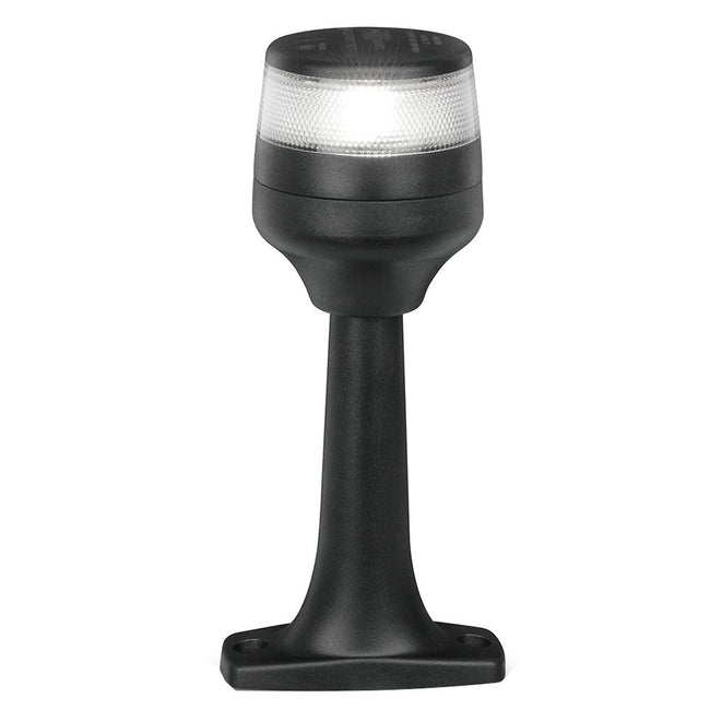 Hella Marine NaviLED 360 Compact All Round Lamp - 2nm - 6" Fixed Mount - Black [980960201] - Rough Seas Marine