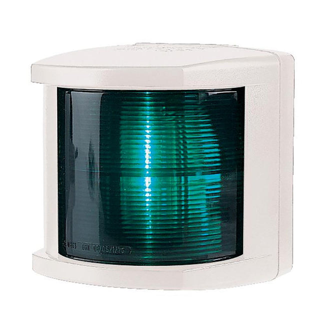 Hella Marine Starboard Navigation Light - Incandescent - 2nm - White Housing - 12V [002984395] - Rough Seas Marine