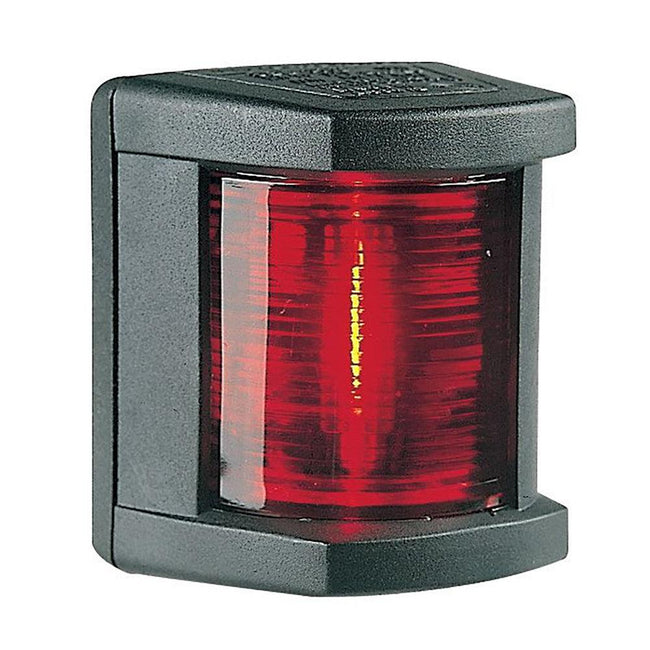 Hella Marine Port Navigation Lamp- Incandescent - 1nm - Black Housing - 12V [003562035] - Rough Seas Marine