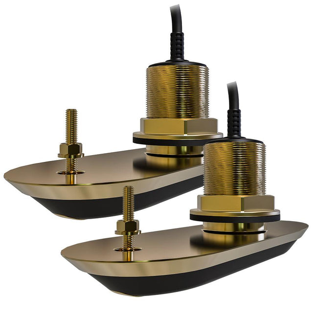 Raymarine RV-212 RealVision 3D Bronze Thru-Hull Transducer Pair Pack - 12 - 8M Cable  Y-Cable [T70318] - Rough Seas Marine