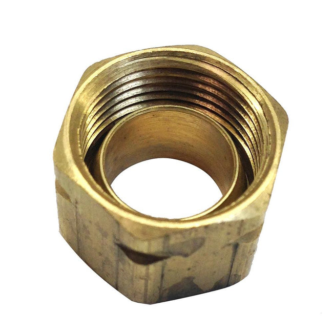 Uflex Brass Compression Nut w/Sleeve #61CA-6 [71004K] - Rough Seas Marine