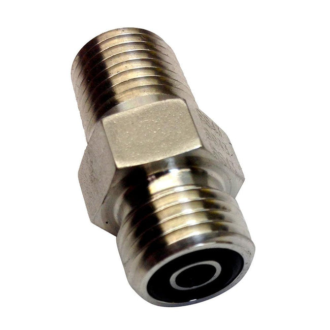 Uflex Powertech Male Connector f/Autopilot to ORF Hose [UPS 4-4 FLO-SS] - Rough Seas Marine