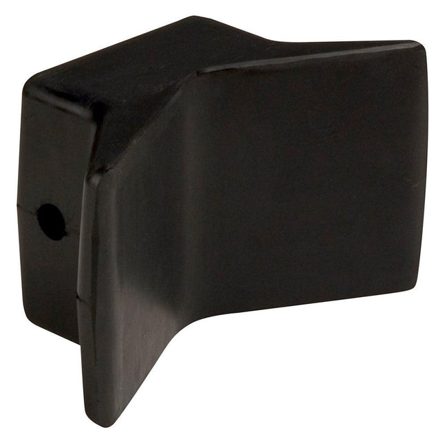 C.E. Smith Bow Y-Stop - 4" x 4" - Black Natural Rubber [29550] - Rough Seas Marine