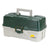 Plano 3-Tray Tackle Box w/Duel Top Access - Dark Green Metallic/Off White [620306] - Rough Seas Marine