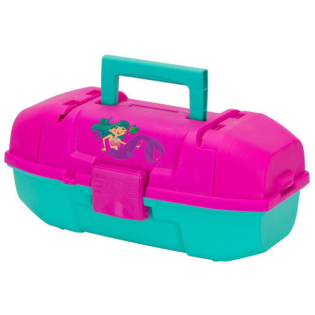 Plano Youth Mermaid Tackle Box - Pink/Turquoise [500102] - Rough Seas Marine