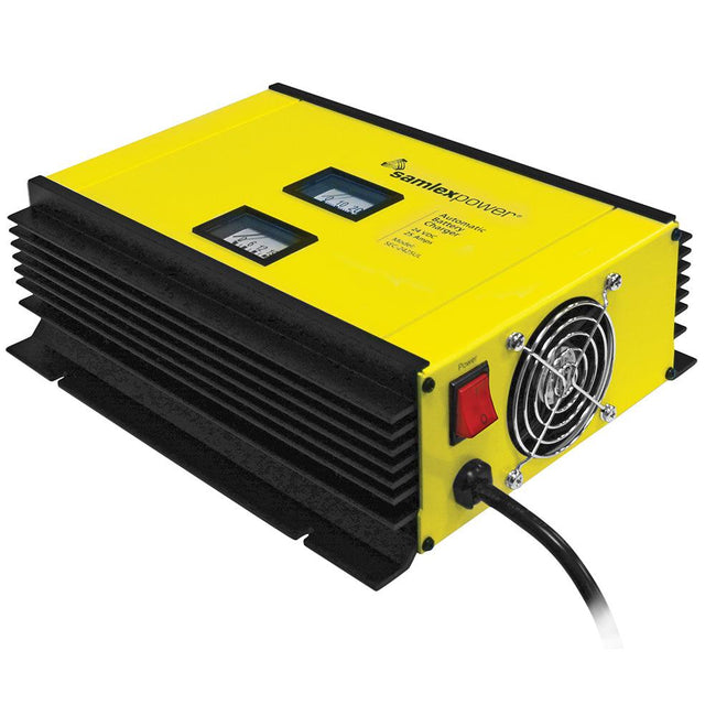 Samlex 25A Battery Charger - 24V - 2-Bank - 3-Stage w/Dip Switch  Lugs - Includes Temp Sensor [SEC-2425UL] - Rough Seas Marine