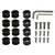 SurfStow SUPRAX Parts Kit - 12-Bolts, 3 Sizes of Inserts, 2-Allen Wrenches [59001] - Rough Seas Marine