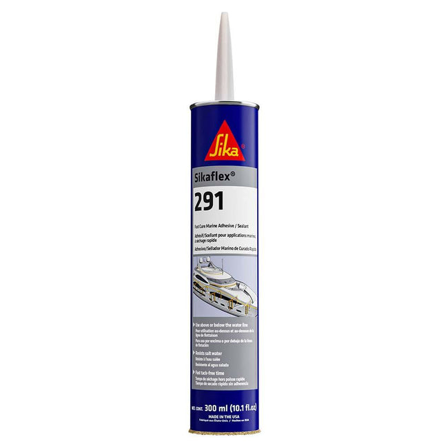 Sika Sikaflex 291 Fast Cure Adhesive  Sealant 10.3oz(300ml) Cartridge - White [90919] - Rough Seas Marine