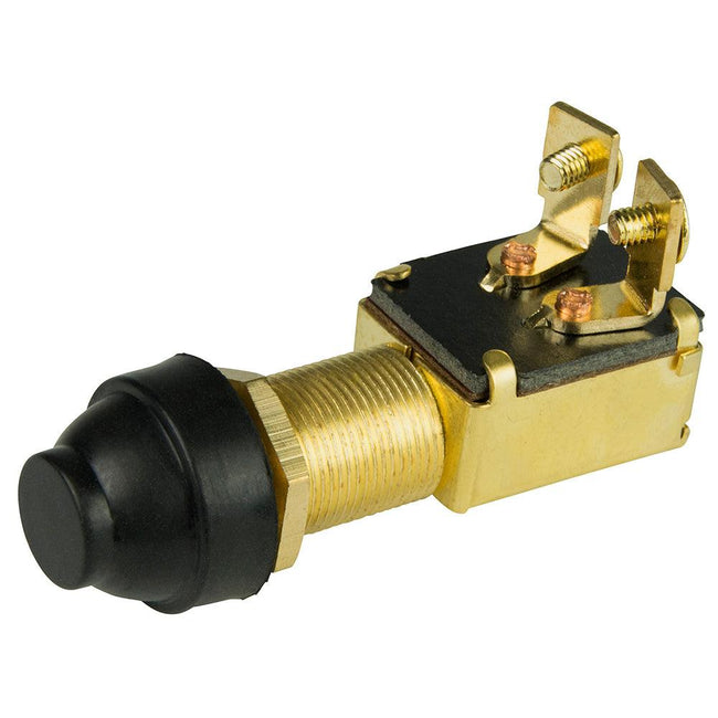 BEP 2-Position SPST Push Button Switch - OFF/(ON) [1001505] - Rough Seas Marine