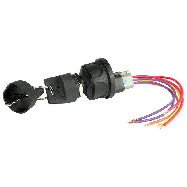 BEP 4-Position Sealed Nylon Ignition Switch - Accessory/OFF/Ignition  Accessory/Start [1001603] - Rough Seas Marine