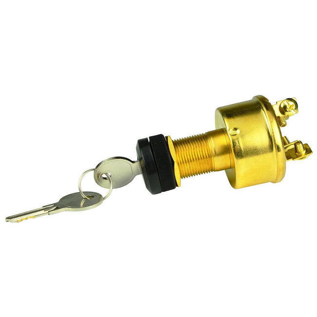 BEP 4-Position Brass Ignition Switch - Accessory/OFF/Ignition  Accessory/Start [1001609] - Rough Seas Marine