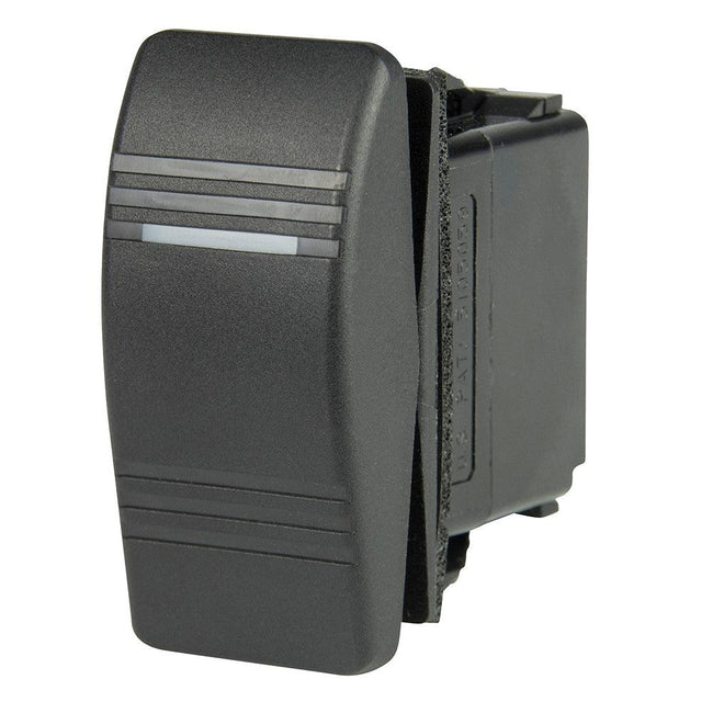 BEP DPDT Contura Switch - 1-Amber LED - ON/OFF/(ON) [1001807] - Rough Seas Marine
