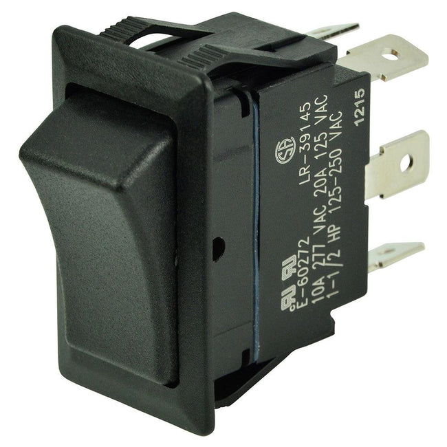 BEP DPDT Rocker Switch - 12V/24V - ON/OFF/ON [1001712] - Rough Seas Marine