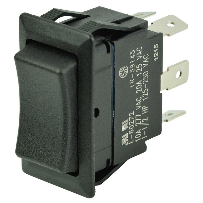 BEP DPDT Rocker Switch - 12V/24V - (ON)/OFF/(ON) [1001713] - Rough Seas Marine