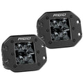 RIGID Industries D-Series PRO Flush Mount - Spot LED - Midnight Edition - Pair - Black [212213BLK] - Rough Seas Marine