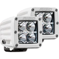 RIGID Industries D-Series PRO Hybrid-Flood LED - Pair - White [602113] - Rough Seas Marine
