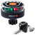 Navisafe Navilight Tricolor 2NM w/Navibolt BaseRail Mount - Black [342KIT] - Rough Seas Marine