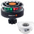 Navisafe Navilight Tricolor 2NM w/Navibolt BaseVertical Mount - White [342KIT6] - Rough Seas Marine