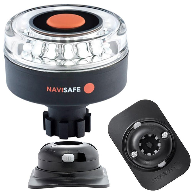 Navisafe Navilight 360 2NM w/Navibolt Base  RIB Mount - Black [042KIT2] - Rough Seas Marine