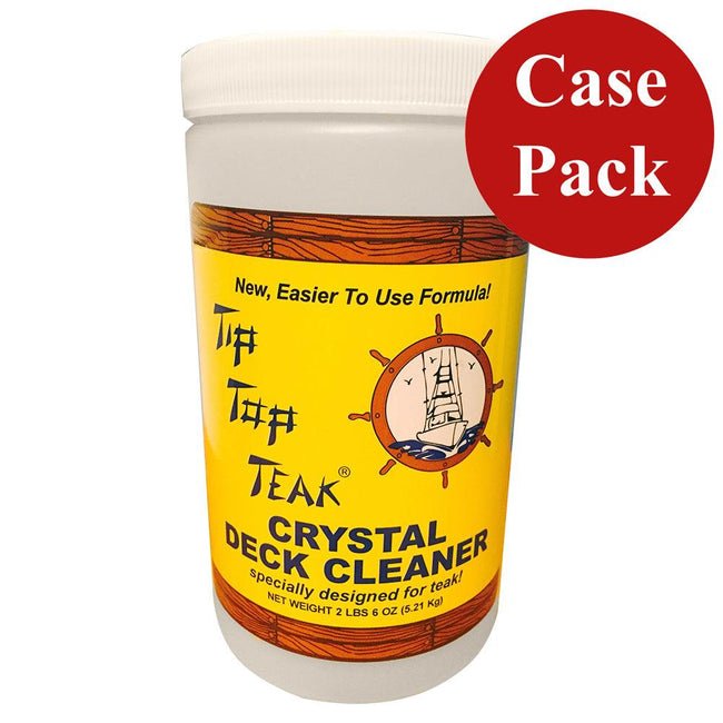 Tip Top Teak Tip Top Teak Crystal Deck Cleaner - Quart (2lbs 6oz) - *Case of 12* [TC 2000CASE] - Rough Seas Marine