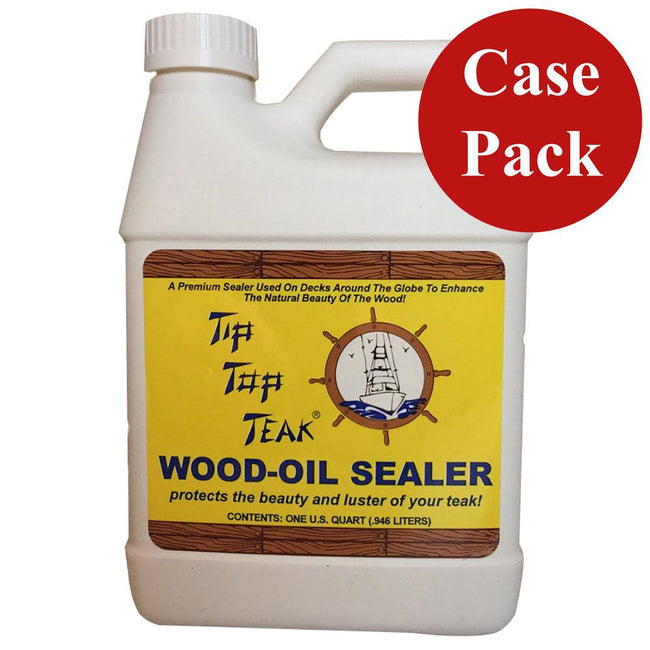 Tip Top Teak Tip Top Teak Wood Oil Sealer - Quart - *Case of 12* [TS 1001CASE] - Rough Seas Marine