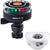 Navisafe Navilight 2NM Tricolor w/Navimount BaseVertical Mount - White [340KIT6] - Rough Seas Marine