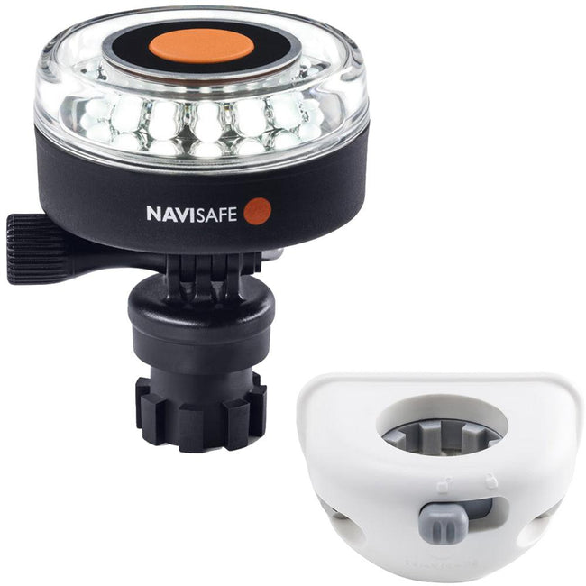 Navisafe Navilight 360 2NM White w/Navimount Base  Vertical Mount - White [040KIT6] - Rough Seas Marine