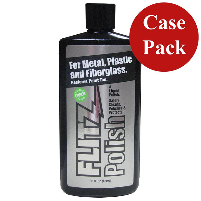 Flitz Polish - 16oz Liquid Bottle - *Case of 6* [LQ 04506CASE] - Rough Seas Marine