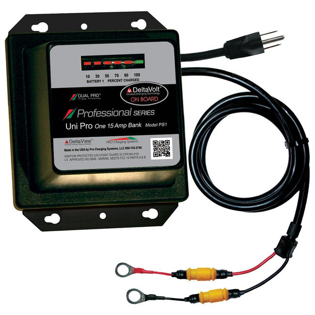 Dual Pro Professional Series Battery Charger - 15A - 1-Bank - 12V [PS1] - Rough Seas Marine