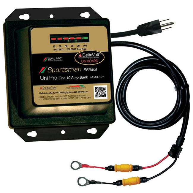 Dual Pro Sportsman Series Battery Charger - 10A - 1-Bank - 12V [SS1] - Rough Seas Marine