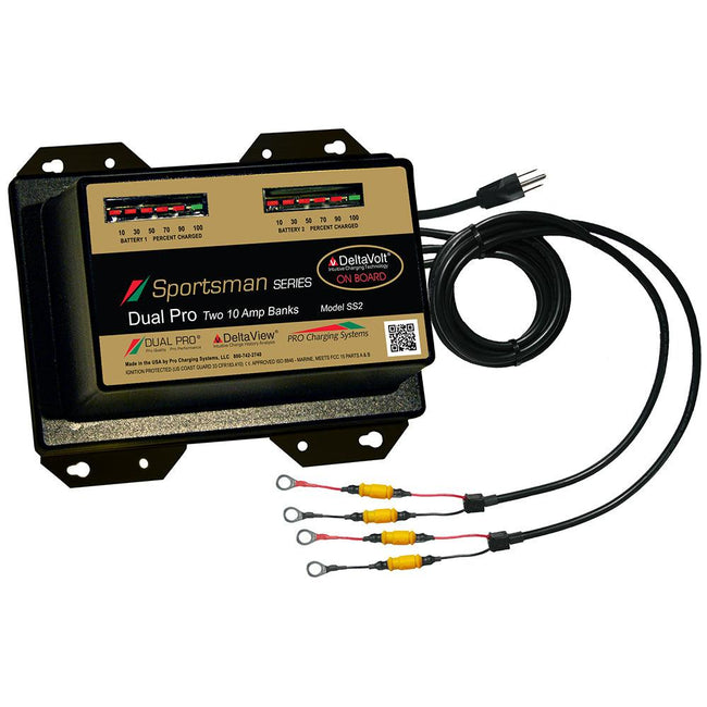 Dual Pro Sportsman Series Battery Charger - 20A - 2-10A-Banks - 12V/24V [SS2] - Rough Seas Marine