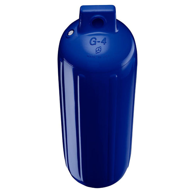 Polyform G-4 Twin Eye Fender 6.5" x 22" - Cobalt Blue w/Adapter [G-4-COBALT BLUE] - Rough Seas Marine