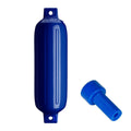 Polyform G-4 Twin Eye Fender 6.5" x 22" - Cobalt Blue w/Adapter [G-4-COBALT BLUE] - Rough Seas Marine