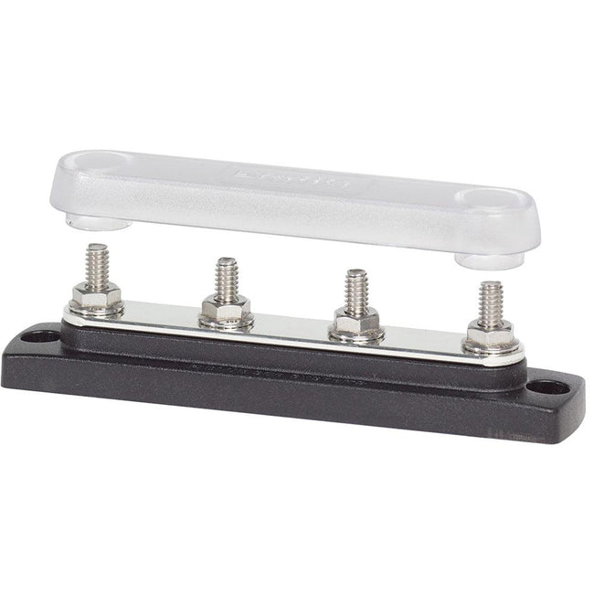 Blue Sea 2307 Common 150A BusBar - (4) 1/4"-20 Studs w/Cover [2307] - Rough Seas Marine