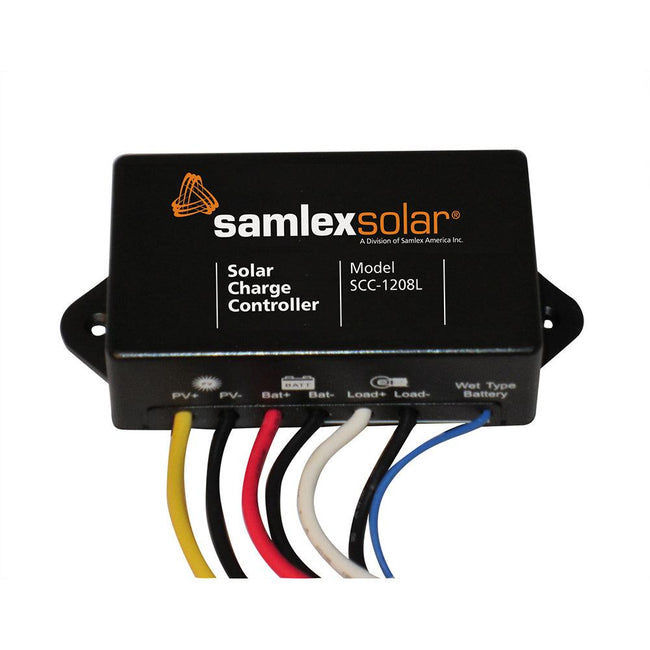Samlex Solar Charge Controller - 12V - 8A [SCC-1208L] - Rough Seas Marine