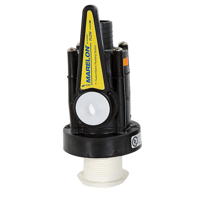 Forespar Marelon Full-Flow Seacock  2" Mushroom Through-Hull [904048ABYC] - Rough Seas Marine