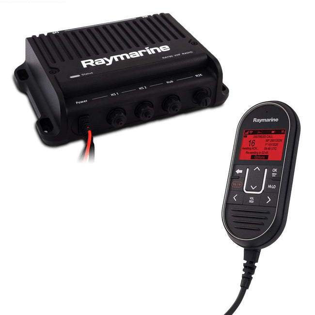 Raymarine Ray91 Modular Dual-Station VHF Black Box Radio System w/AIS [E70493] - Rough Seas Marine