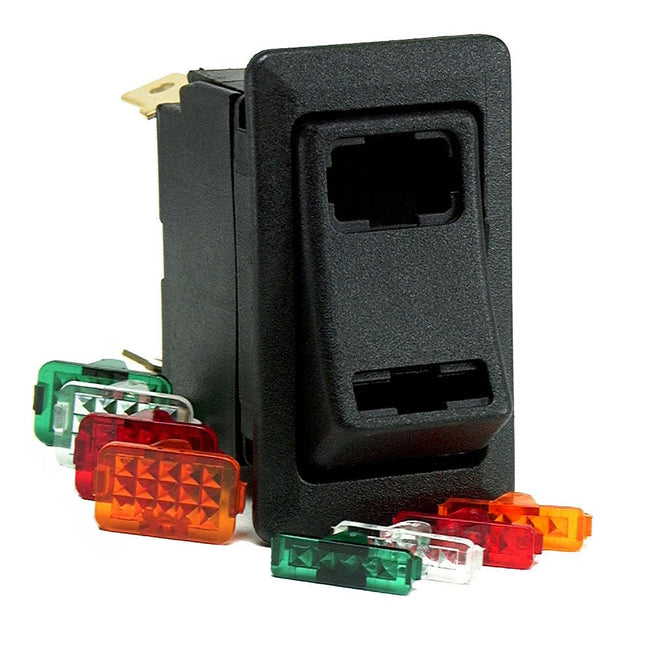Cole Hersee Lighted Rocker Switch SPDT On-Off-On 4 Blade [58328-103-BP] - Rough Seas Marine
