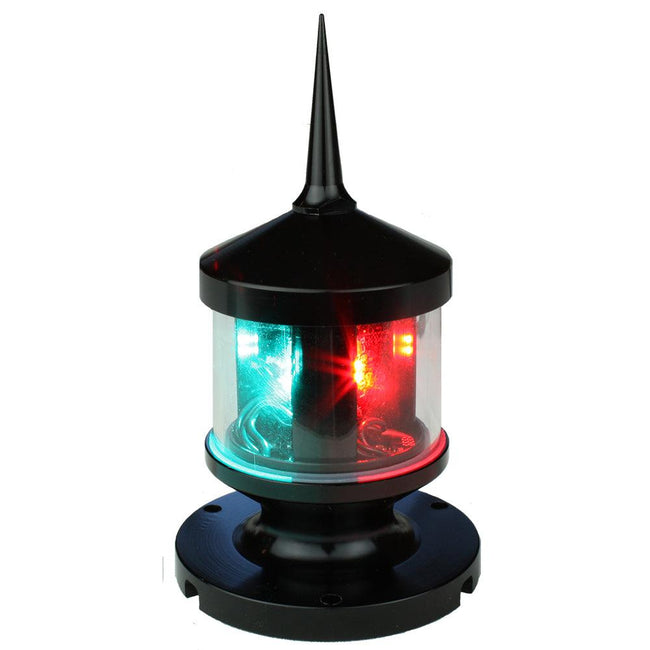 Lunasea Tri-Color/Anchor/Strobe LED Navigation Light [LLB-53BK-01-00] - Rough Seas Marine