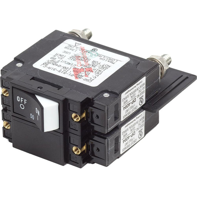 Blue Sea 7467 UL-489 Circuit Breaker - 50A Raised Rocker [7467] - Rough Seas Marine