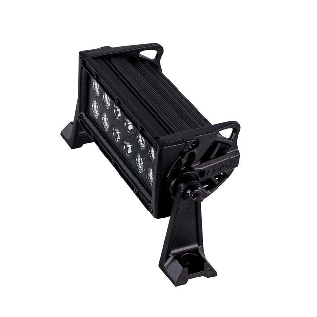 HEISE Dual Row Blackout LED Light Bar - 8" [HE-BDR8] - Rough Seas Marine