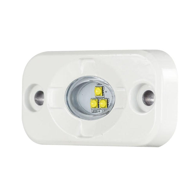 HEISE Marine Auxiliary Accent Lighting Pod - 1.5" x 3" - White/White [HE-ML1] - Rough Seas Marine