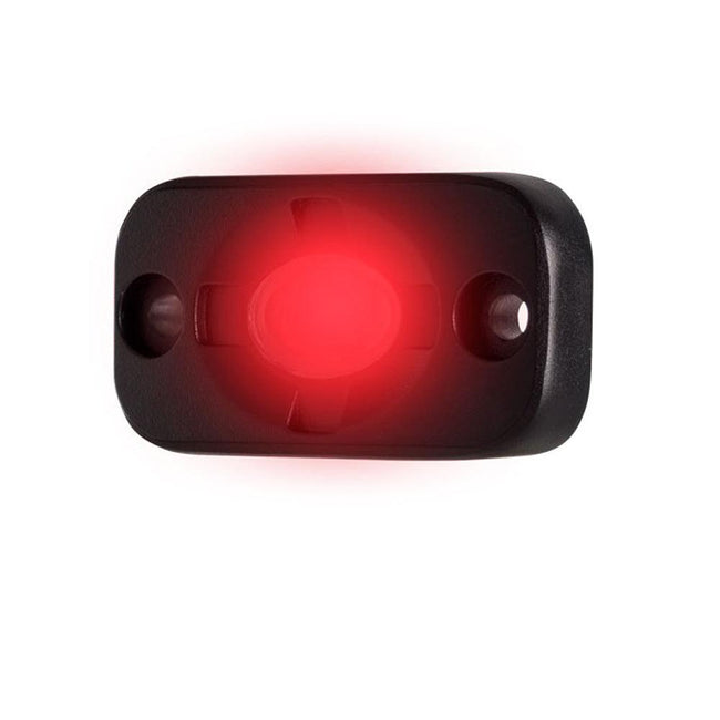 HEISE Auxiliary Accent Lighting Pod - 1.5" x 3" - Black/Red [HE-TL1R] - Rough Seas Marine