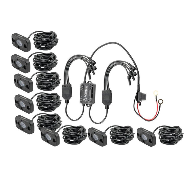 HEISE RGB Accent Lighting Kit - 8 Pack [HE-8TLRGBK] - Rough Seas Marine