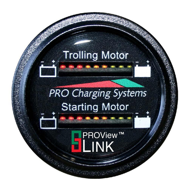 Dual Pro Battery Fuel Gauge - Marine Dual Read Battery Monitor - 12V/36V System - 15 Battery Cable [BFGWOM1536V/12V] - Rough Seas Marine