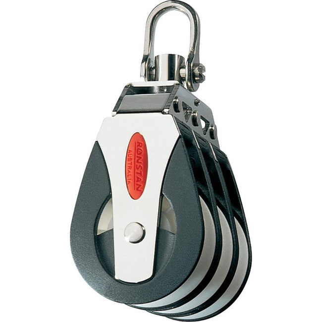 Ronstan Series 40 All Purpose Block - Triple - Swivel Head [RF41300] - Rough Seas Marine