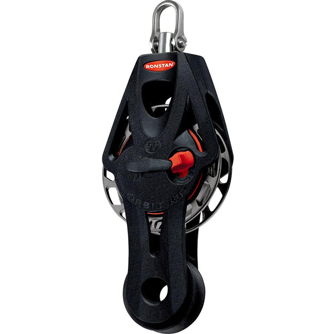 Ronstan Series 55 Ratchet Mount Orbit Block - Fiddle Becket Swivel [RF56510] - Rough Seas Marine