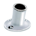 Whitecap Top-Mounted Flag Pole Socket CP/Brass - 3/4" ID [S-5001] - Rough Seas Marine